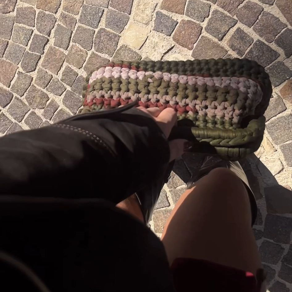 Clutch bag multicolor