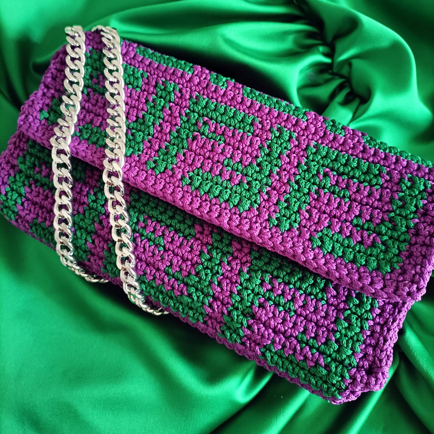 Borsa doppia F Purple