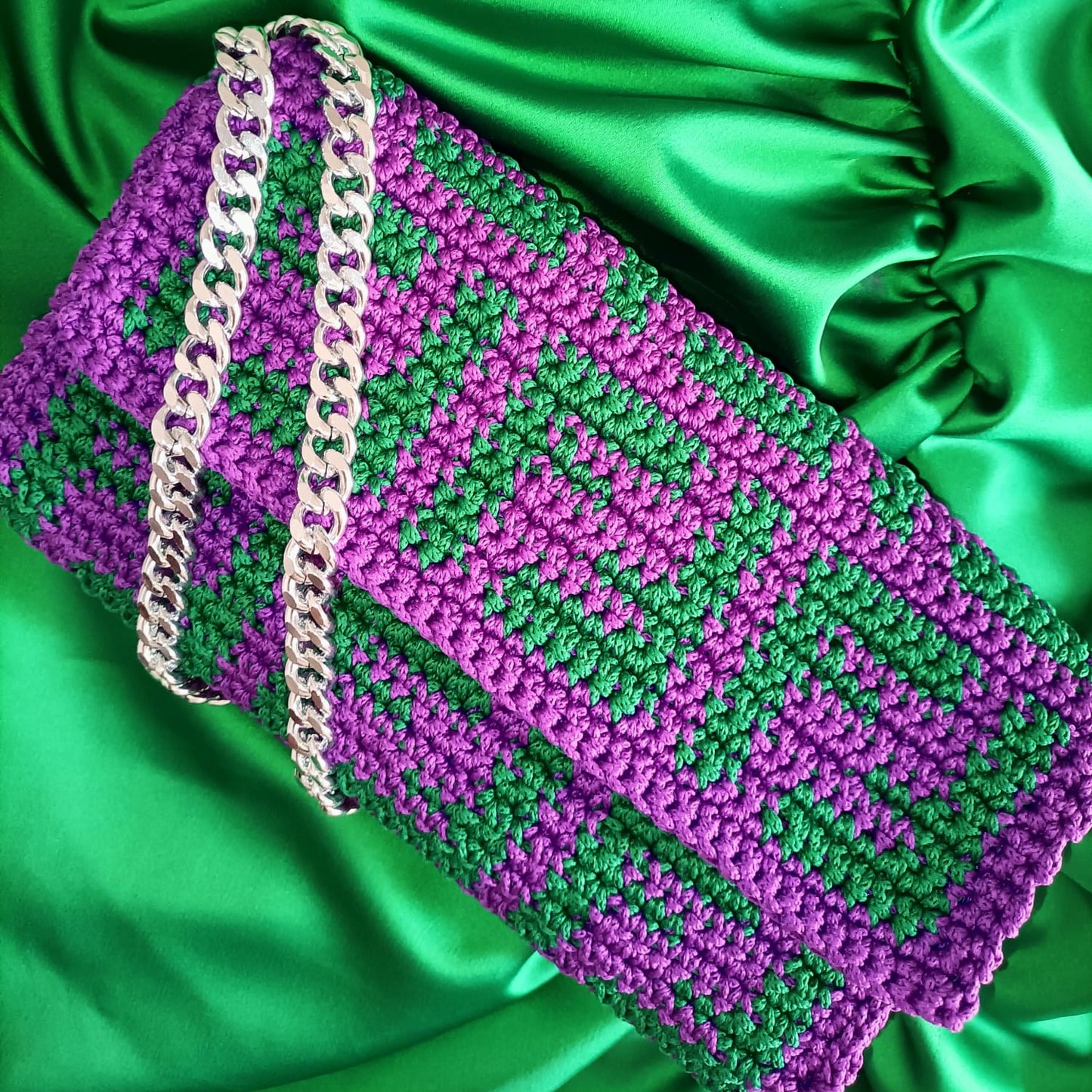 Borsa doppia F Purple